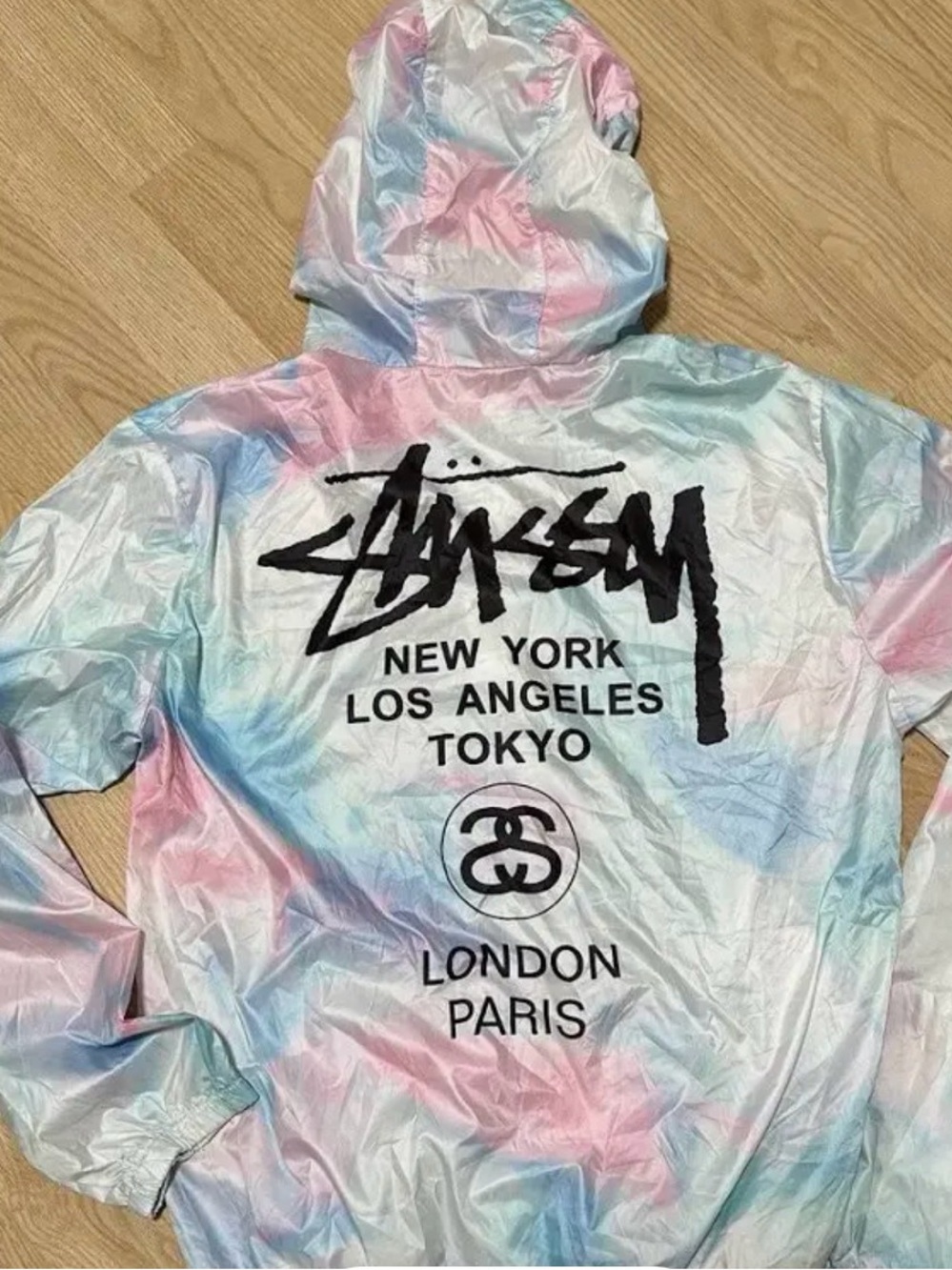 Stussy cotton candy RARE Windbreaker Jacket